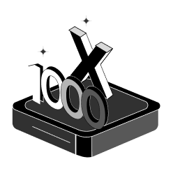 1001x 30-day trading volume