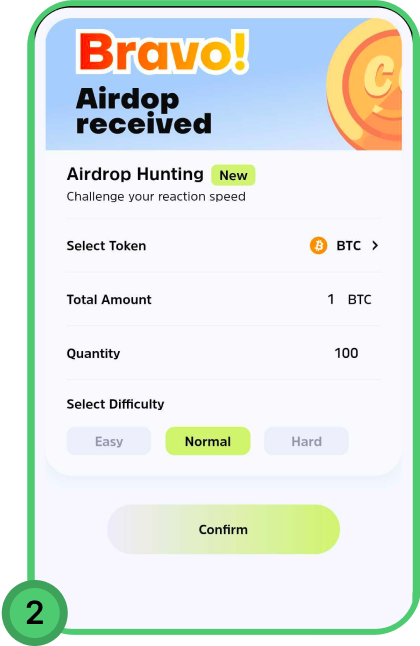 Crypto airdrop game, play and earn Bitcoin, crypto tool