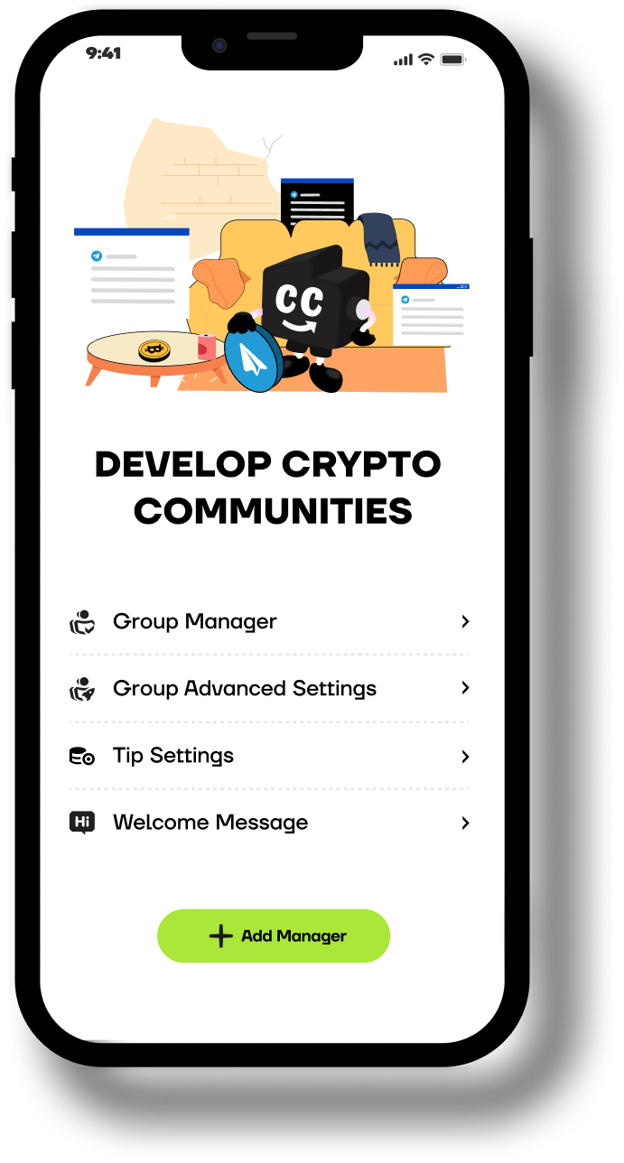 Cwallet crypto bot, crypto wallet bot, group management bot, crypto tool