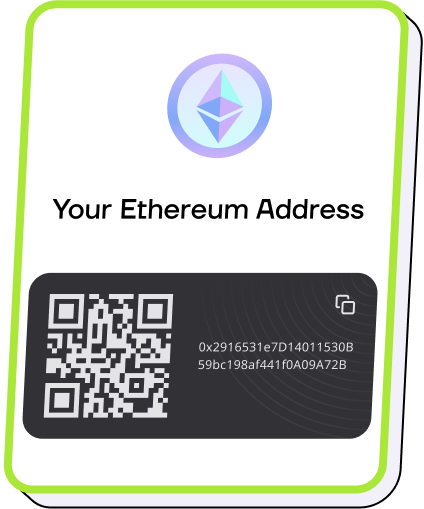 how to Ethereum address work in crypto wallet