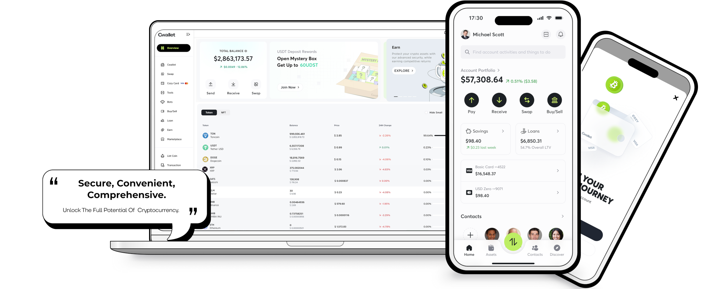 Easy access to a secure, convenient, and flexible crypto wallet