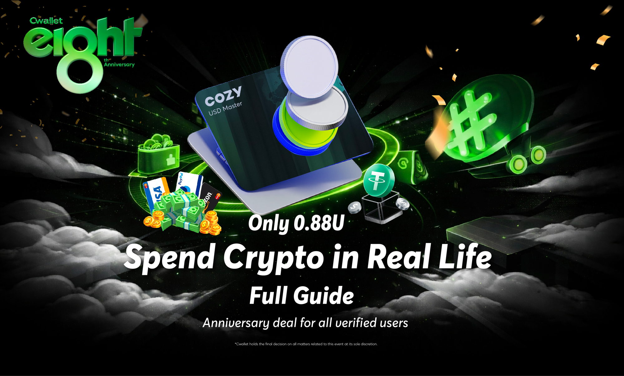 Cara Mulai Belanja Pakai Kripto di Dunia Nyata dengan Cwallet, Cuma 0.88 USDT!