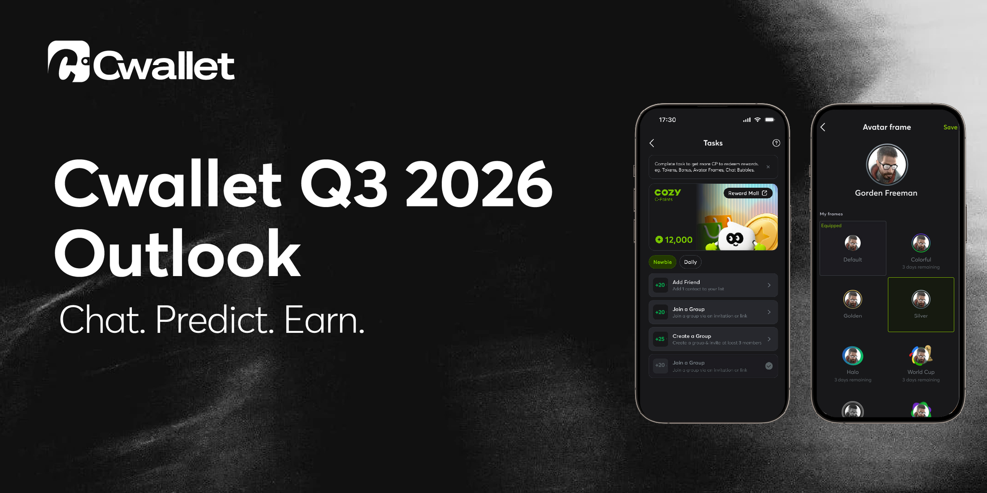 Ready to Chat, Predict, and Earn? See What's Landing in Cwallet Q3