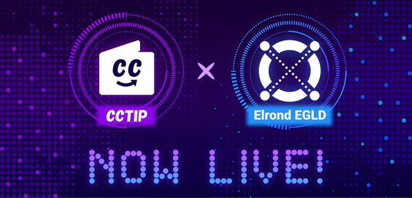 CCTIP NOW SUPPORTS ELROND (EGLD) NETWORK