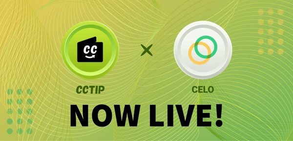 CCTIP NOW SUPPORTS CELO(CELO) PROTOCOL