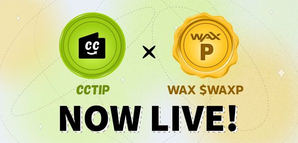 CCTIP NOW SUPPORTS WAX (WAXP) PROTOCOL