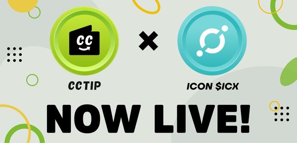 CCTIP NOW SUPPORTS ICON (ICX) NETWORK