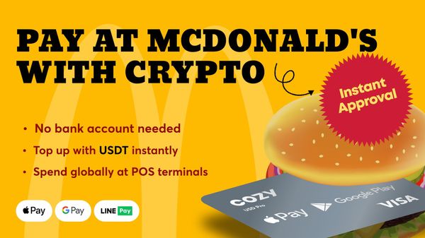 How to Pay with USDT at McDonald's Using Cozy Card: A Step-by-Step Guide