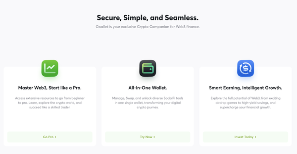 Cwallet all-in-one crypto financial hub