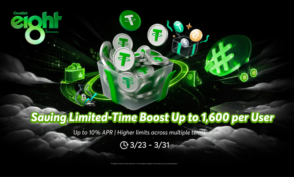 How to Earn Up to 10% APR on Your USDT with Cwallet's Extra Saving Quota This Week