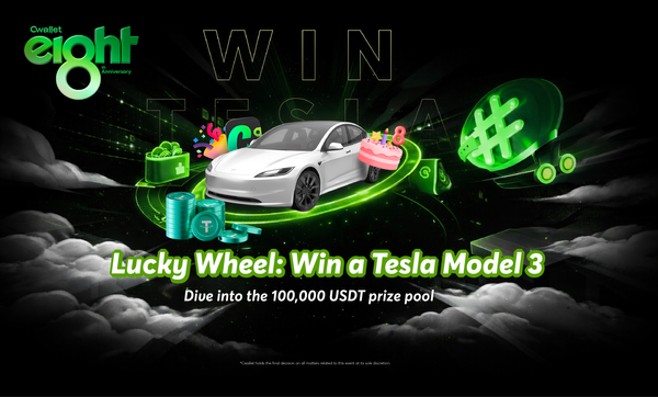 How to Win from Cwallet's 100,000 USDT Anniversary Lucky Wheel