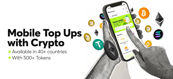 How to top up prepaid mobile airtime with USDT on Cwallet